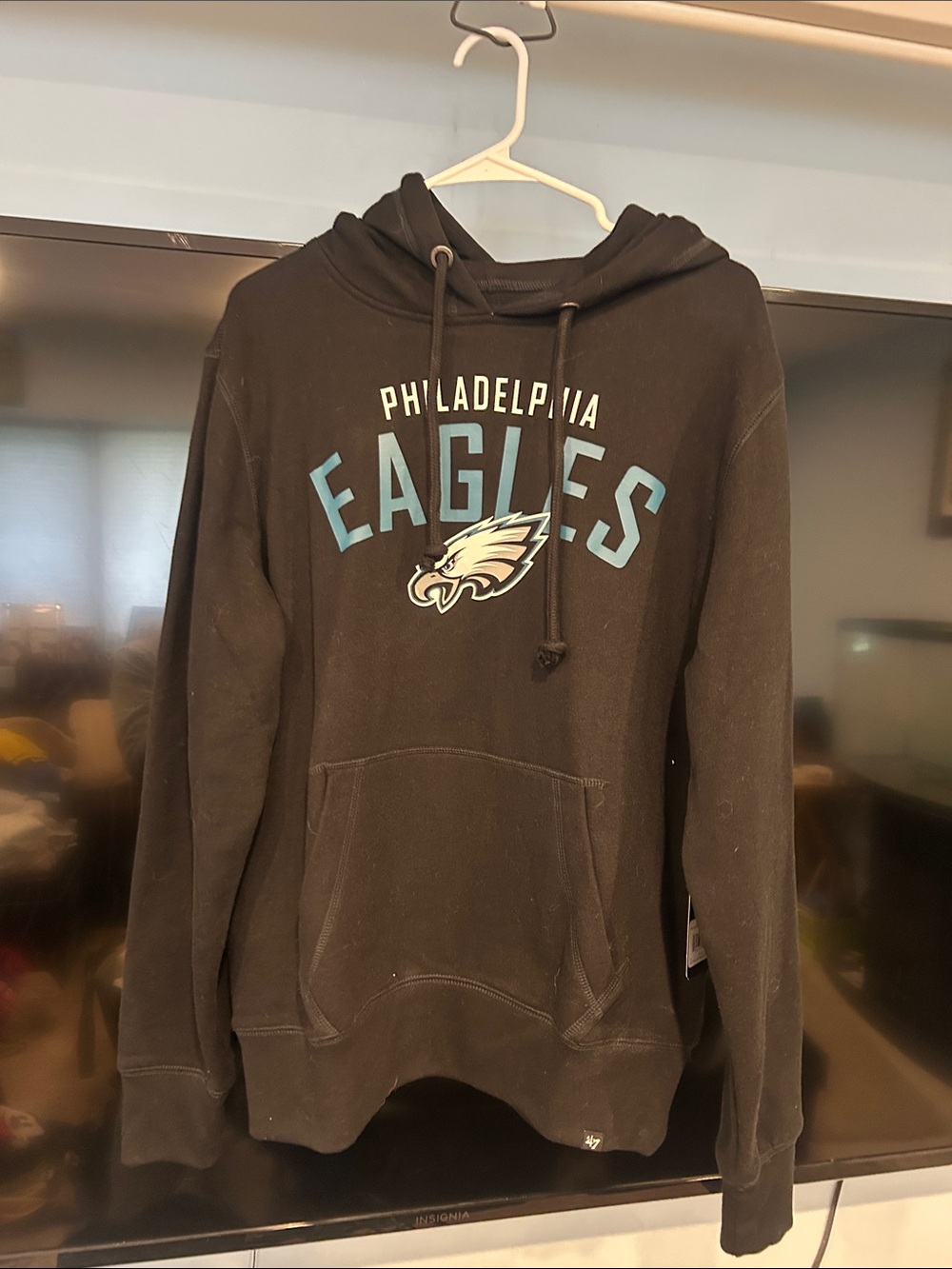Philadelphia Eagles Black Pullover Hoodie